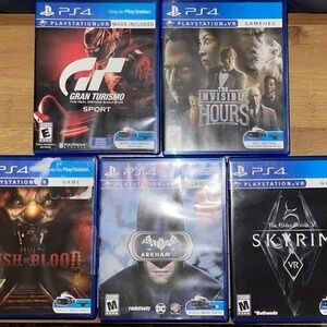 5 PS4 Playstation VR Games!